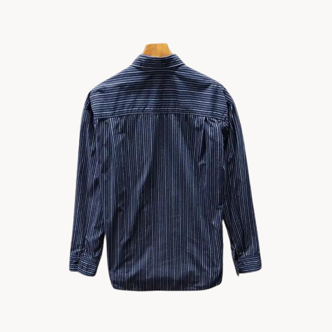 Men's Japanese Slub Selvage Denim Shirt